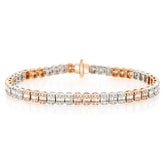Diamond Two Tone Bracelet