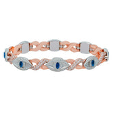 Infinity Evil Eye Diamond Bracelet