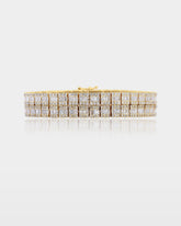 Double Row Diamond Tennis Bracelet