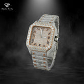 Moissanite Watch Hip Hop Iced Out Watch Automatic Movement