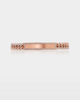 ID Cuban Link Diamond Bracelet