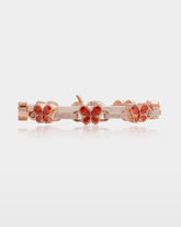 Citrine Butterfly & Diamond Link Bracelet