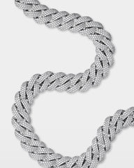 Cluster Diamond Cuban Link Chain