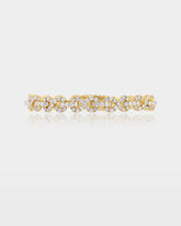 Gold Infinity Rolo Diamond Link Bracelet