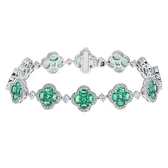 Diamond Clover Bracelet