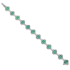 Diamond Clover Bracelet