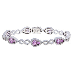 Diamond Infinity Pair Bracelet