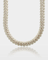 Multi-Row Diamond Cuban Link Chain