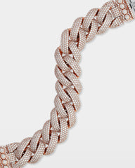 Cluster Diamond Cuban Link Bracelet