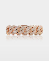Cluster Diamond Cuban Link Bracelet