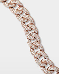 Diamond Cluster Cuban Link Bracelet