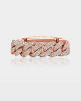 Mosaic Diamond Cuban Link Bracelet