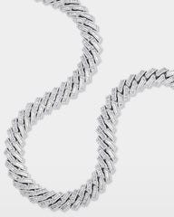 Trapezoid Diamond Cuban Link Chain