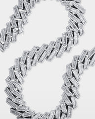 Trapezoid Diamond Cuban Link Chain