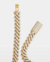 Two Row Diamond Miami Cuban Link Chain