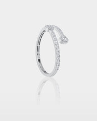 Gold Pavé Diamond Chain Bracelet