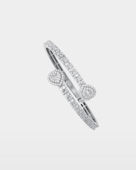 Gold Pavé Diamond Chain Bracelet