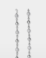 Pavé Bead & Ball Diamond Link Chain