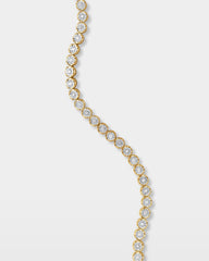Round Diamond Bezel Bracelet