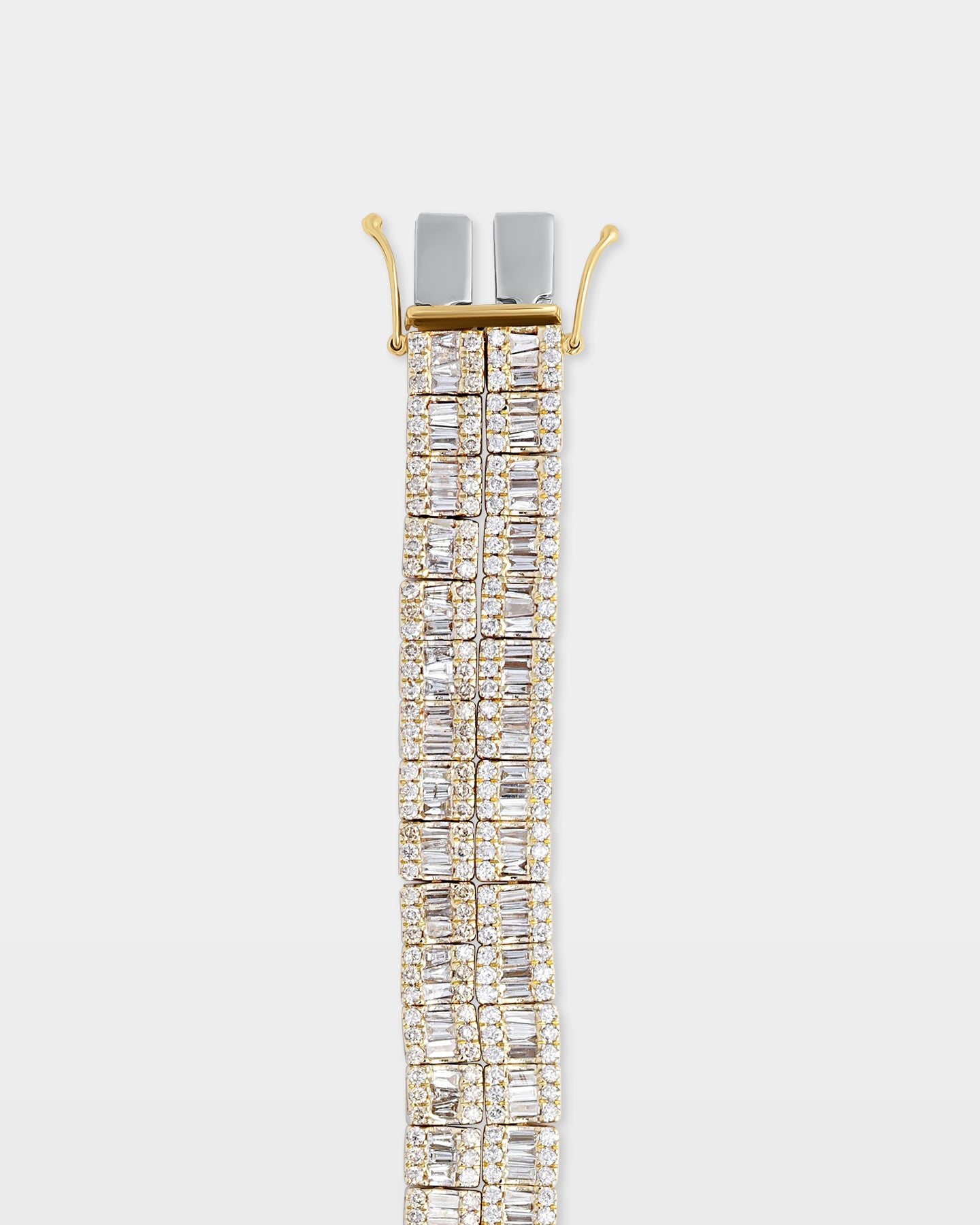 Double Row Diamond Tennis Bracelet