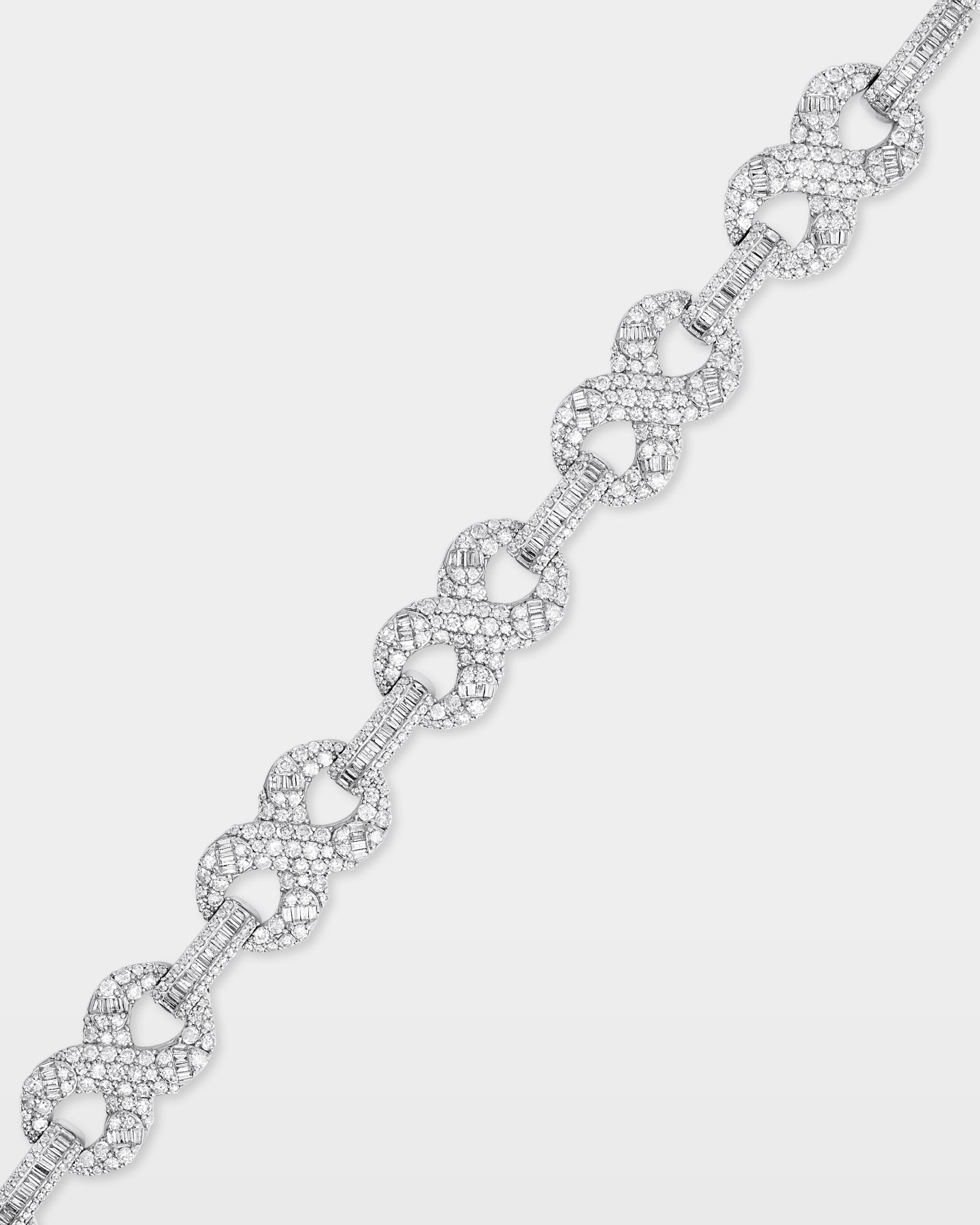 Infinity Diamond Link Bracelet