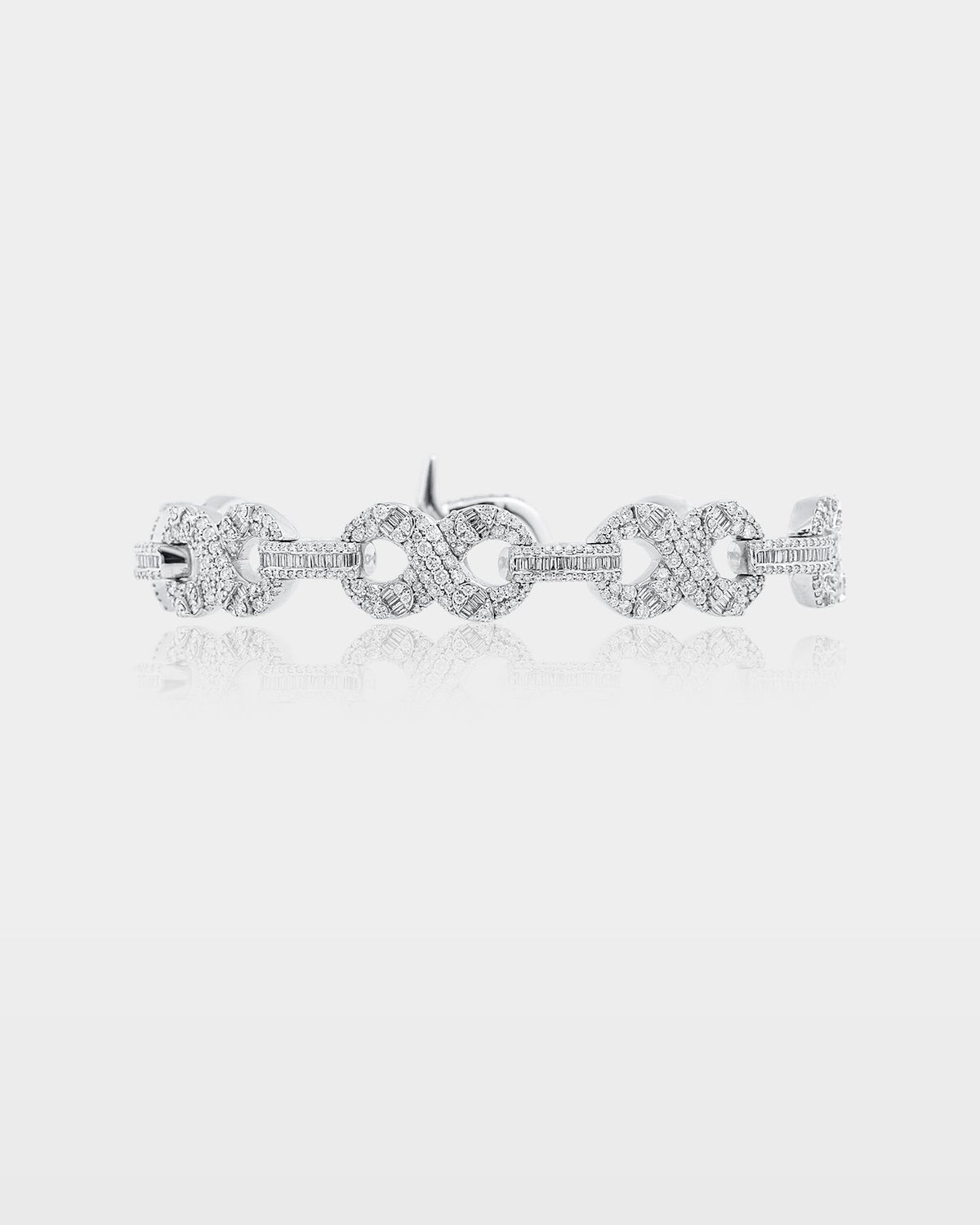 Infinity Diamond Link Bracelet