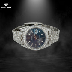 Automatic Hip Hop Luxuries Moissanite Iced Out Watch For Men