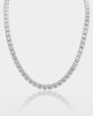 Baguette & Round Diamond Chain