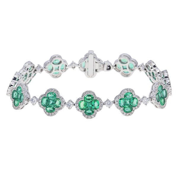Diamond Clover Bracelet