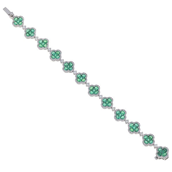 Diamond Clover Bracelet