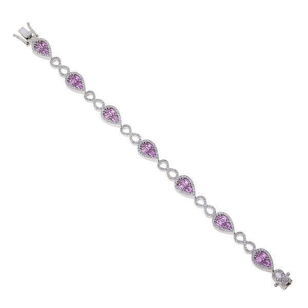 Diamond Infinity Pair Bracelet