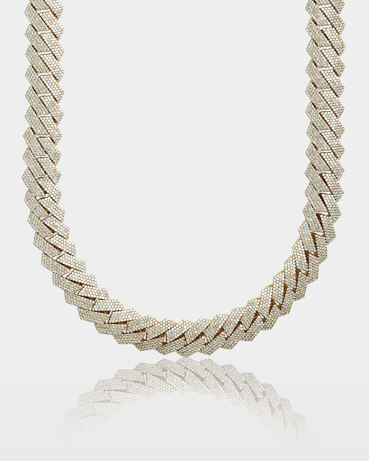 Multi-Row Diamond Cuban Link Chain