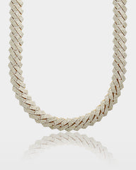 Multi-Row Diamond Cuban Link Chain