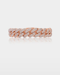 Cluster Diamond Cuban Link Bracelet