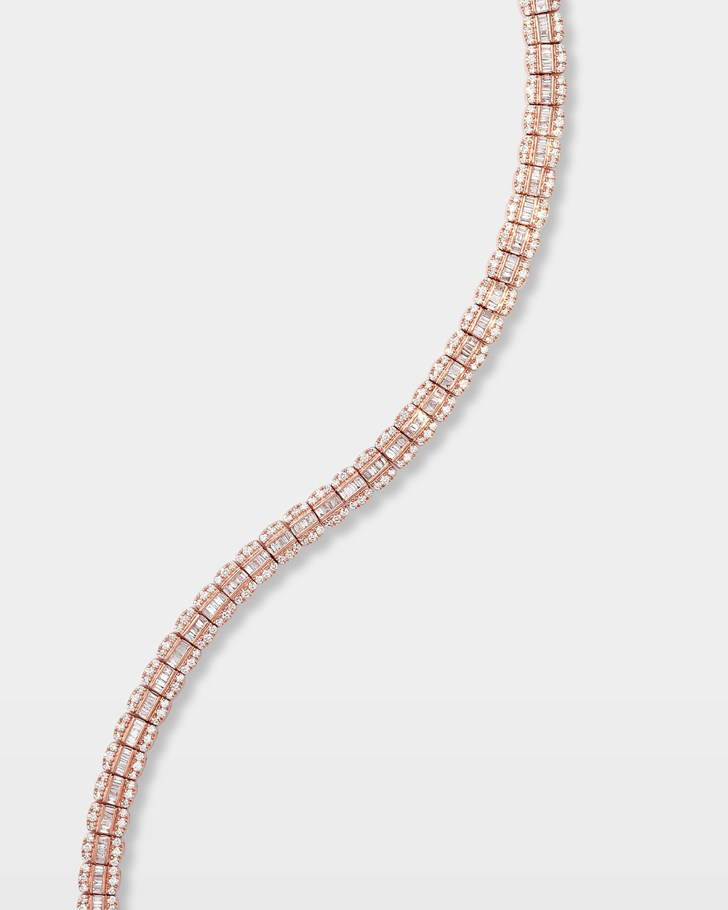 Round & Baguette Tennis Bracelet