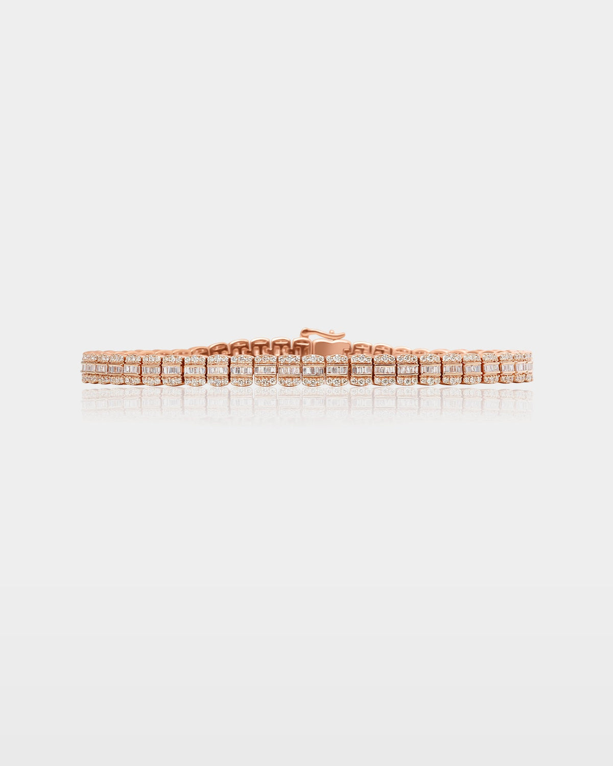 Round & Baguette Tennis Bracelet