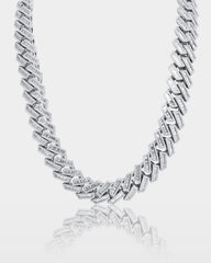 Trapezoid Diamond Cuban Link Chain
