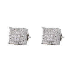 Square chandelier VVS Moissanite Daimond Earrings