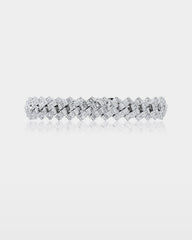 Diamond Baguette Cuban Link Bracelet