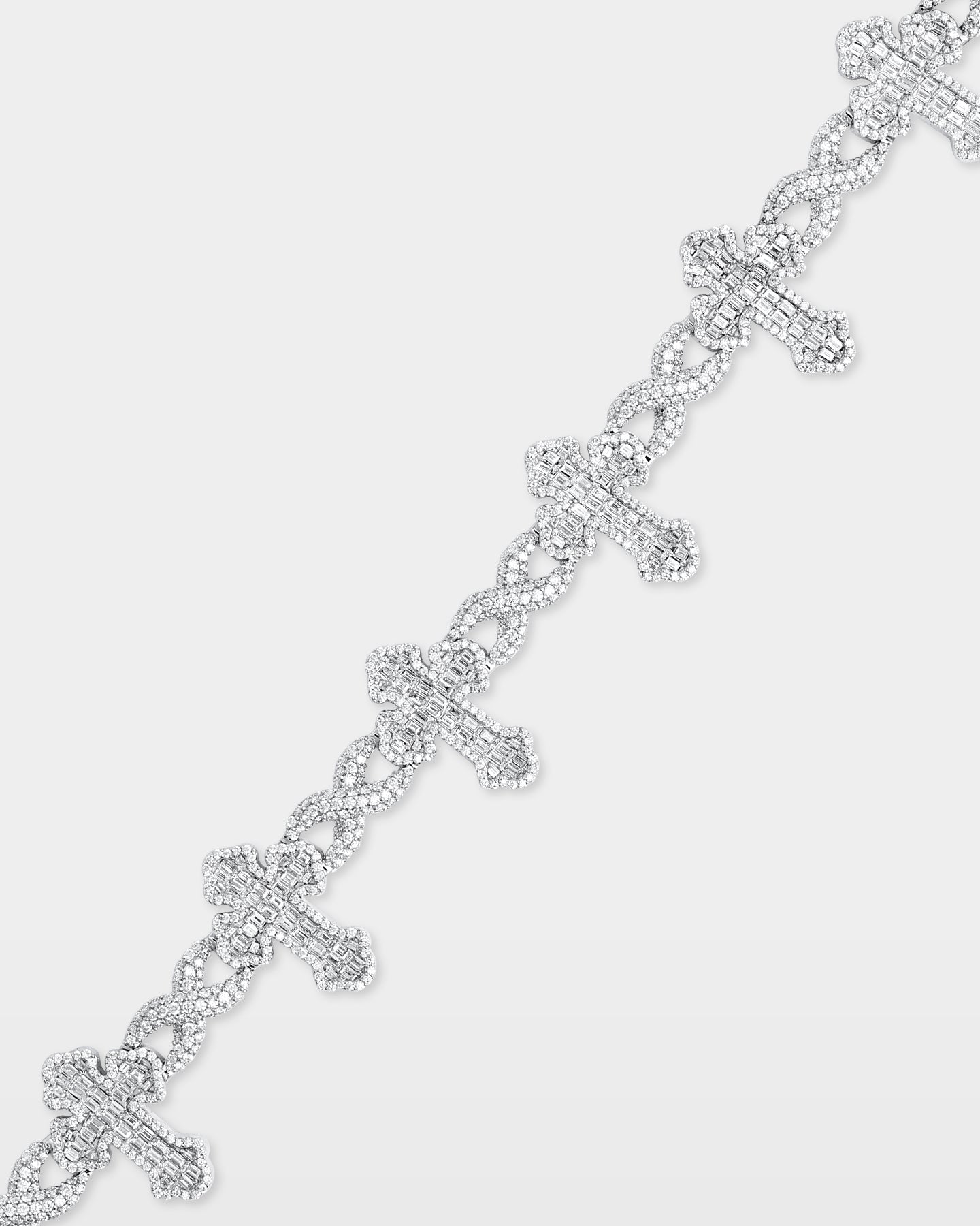 Infinity & Cross Diamond Bracelet