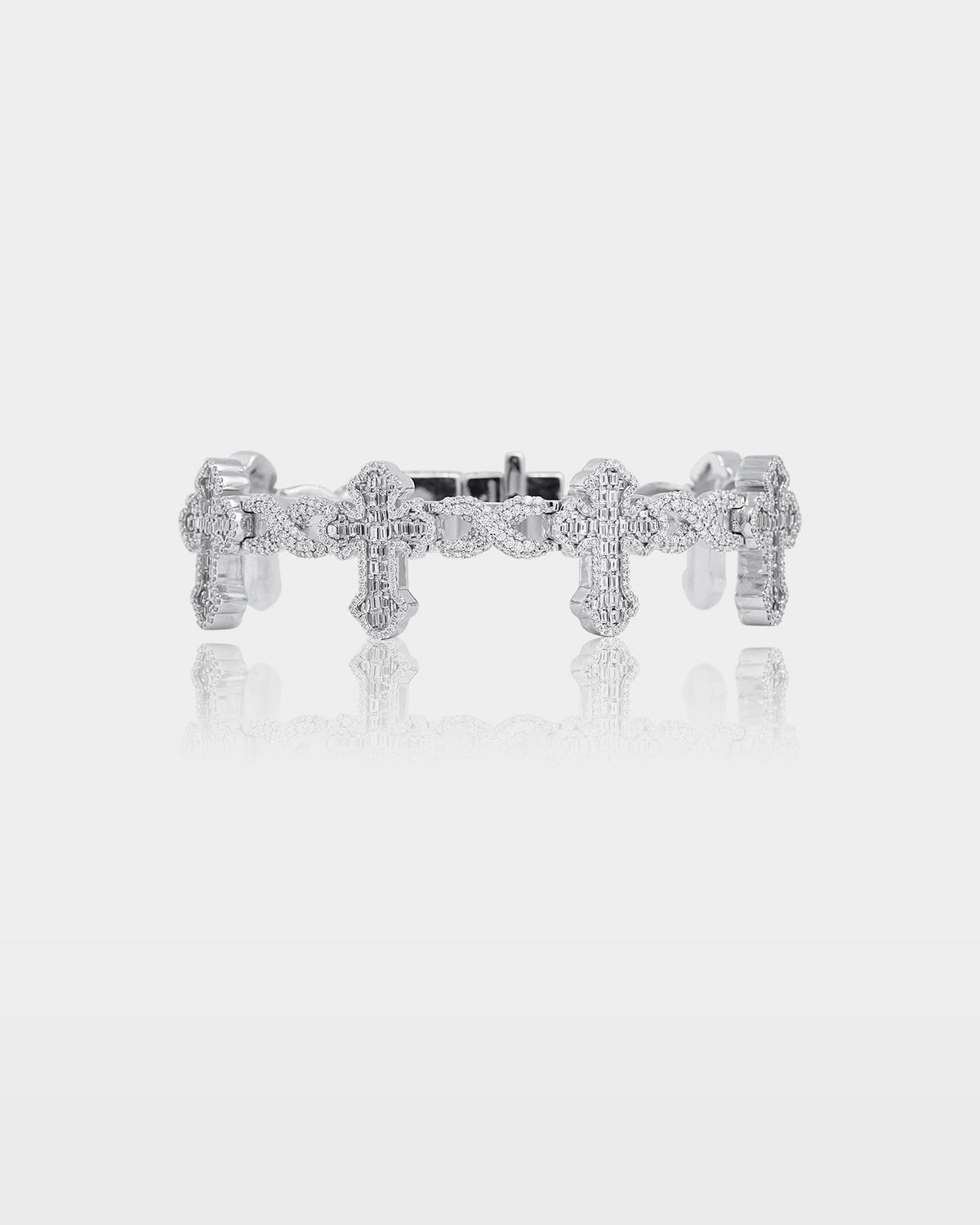 Infinity & Cross Diamond Bracelet