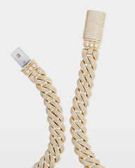 Cluster Diamond Cuban Link Chain