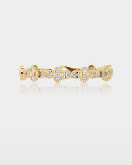 Infinity & Clover Diamond Link Bracelet