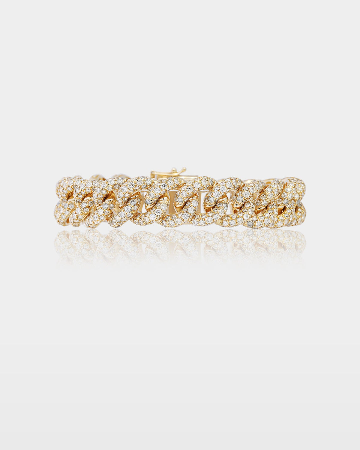 Pavé Diamond Curb Chain Bracelet